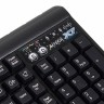 Клавиатура A4 X7-G700 черный PS/2 Multimedia for gamer (подставка для запястий)