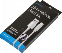 Кабель Redline УТ000014152 Lightning (m) USB A(m) 2м серебристый