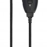 Наушники с микрофоном Hama HS-P300 черный 2м накладные оголовье (00139925)