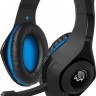 Наушники с микрофоном Sven AP-G887MV черный/синий 2.2м мониторные оголовье (SV-015626)