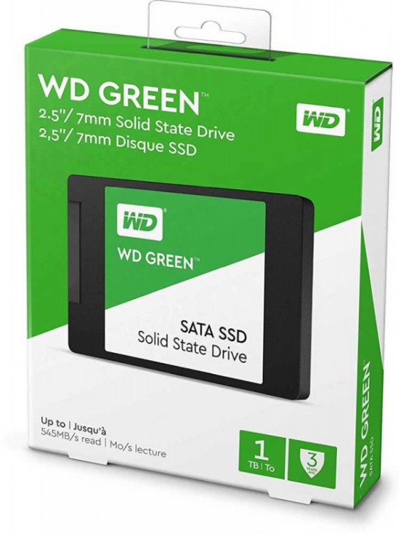 Накопитель SSD WD Original SATA III 1Tb WDS100T2G0A Green 2.5"