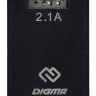 Сетевое зар./устр. Digma DGWC-1U-2.1A-BK 2.1A универсальное черный