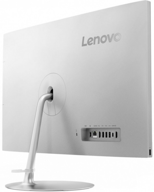 Моноблок Lenovo IdeaCentre 520-27ICB 27" QHD i5 8400T (1.7)/8Gb/1Tb 7.2k/RX 550 4Gb/DVDRW/CR/Windows 10/GbitEth/WiFi/BT/150W/клавиатура/мышь/Cam/серебристый 2560x1440