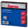 Коробка Hama H-49415 Multipack для 4хCD пластик черный 