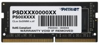 Память DDR4 4Gb 2666MHz Patriot PSD44G266681S RTL PC4-21300 CL19 SO-DIMM 260-pin 1.2В single rank