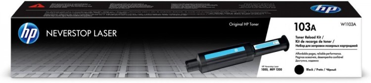 Заправочное устройство HP 103 W1103A черный (2500стр.) для HP Neverstop Laser 1000a/1000w/1200a/1200w