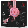 Наушники с микрофоном A4 Bloody G521 розовый 2.3м мониторные USB оголовье (G521 ( PINK ))