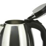 Чайник электрический Supra KES-1802S 1.8л. 1500Вт нержавеющая сталь/черный (корпус: нержавеющая сталь)