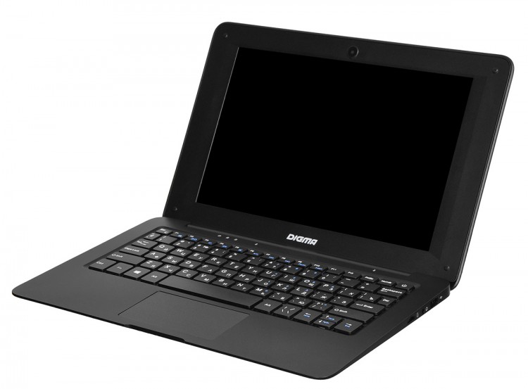 Ноутбук Digma EVE 10 A201 Atom X5 Z8350/2Gb/SSD64Gb/Intel HD Graphics 500/10.1"/IPS/HD (1280x800)/Windows 10 Home Single Language 64/black/WiFi/BT/Cam/2500mAh