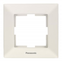 Рамка Panasonic Arkedia WMTF08012BG-RU декоративная 1x пластик бежевый (упак.:1шт)