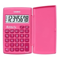 Калькулятор карманный Casio LC-401LV-PK розовый 8-разр.