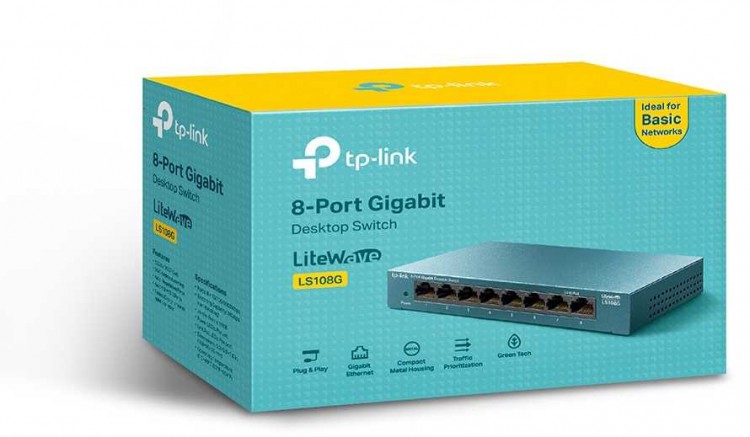 Коммутатор TP-Link LS108G 8G неуправляемый