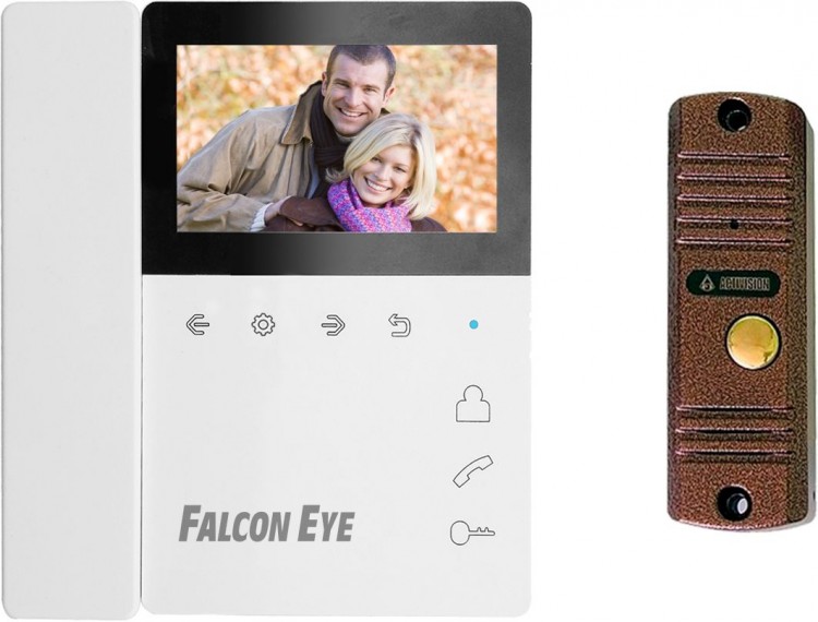 Видеодомофон Falcon Eye Lira + AVC-305 (PAL) Медь белый