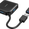 Разветвитель USB 3.2 Hama H-200116 USB Hub 4порт. черный (00200116)