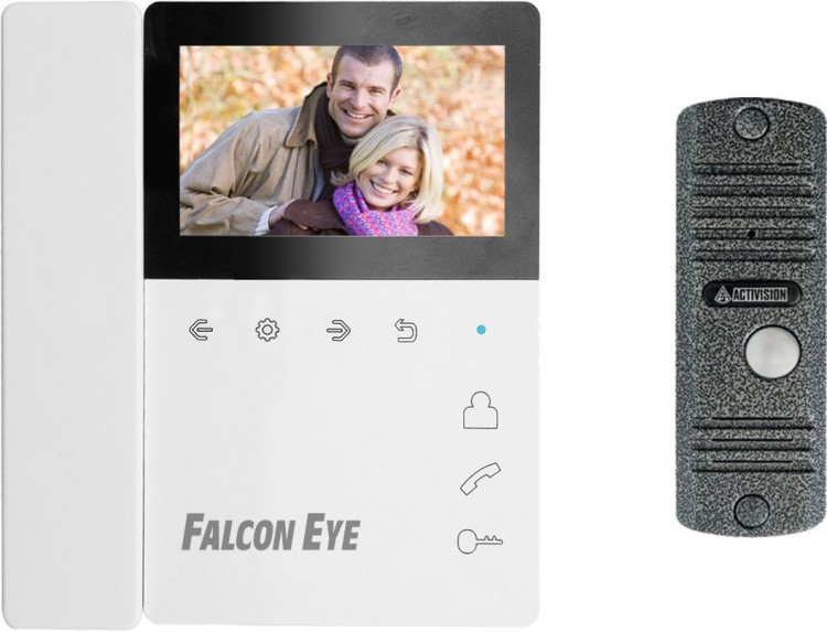 Видеодомофон Falcon Eye Комплект домофона Lira + AVC-305 (PAL) Антик белый