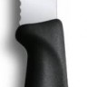 Нож кухонный Victorinox Swiss Classic (6.7833) стальной столовый лезв.110мм серрейт. заточка черный без упаковки