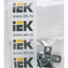 Скоба IEK CMAT11-16-010 двухлапковый 16мм оцинкованная сталь белый (упак.:10шт)