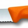 Нож кухонный Victorinox Swiss Classic (6.7836.L119) стальной столовый лезв.110мм серрейт. заточка оранжевый