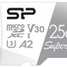 Флеш карта microSDXC 256Gb Class10 Silicon Power SP256GBSTXDA2V20SP Superior + adapter