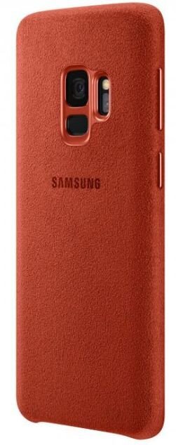 Чехол (клип-кейс) Samsung для Samsung Galaxy S9 Alcantara красный (EF-XG960AREGRU)