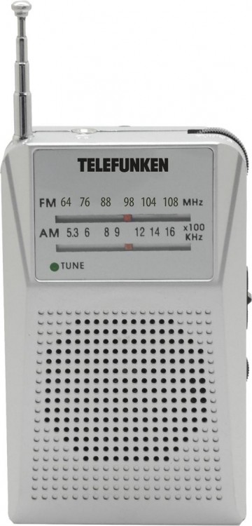 Радиоприемник карманный Telefunken TF-1641 серебристый
