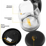 Чайник электрический Kitfort КТ-654-4 1.7л. 2200Вт желтый (корпус: стекло)