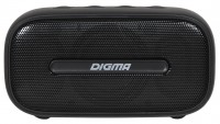 Колонка порт. Digma S-19 черный 10W 1.0 BT/USB 10м 1200mAh (SP1110T)
