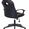 Кресло игровое Бюрократ VIKING-11/BL-RED черный/красный искусст.кожа/ткань