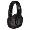 Наушники с микрофоном Oklick HS-L380G ABBADON черный/красный 1.8м мониторные оголовье (JD-032)