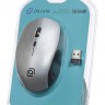 Мышь Oklick 565MW glossy черный/серебристый оптическая (1600dpi) беспроводная USB (3but)