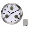 Часы настенные аналоговые Hama AG-300 H-113982 D30см серебристый