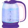 Чайник электрический Starwind SKG1513 1.7л. 2200Вт фиолетовый/розовый (корпус: стекло)