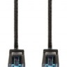 Патч-корд Hama Slim-Flexible UTP 4 пары cat6 0.75м черный RJ-45 (m)-RJ-45 (m)