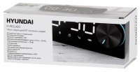 Радиобудильник Hyundai H-RCL420 черный LED часы:цифровые FM