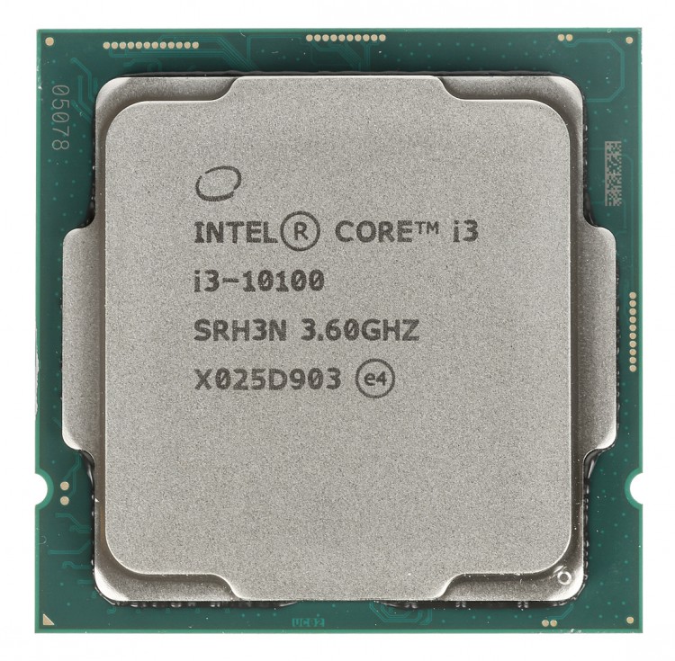 Процессор Intel Original Core i3 10100 Soc-1200 (BX8070110100 S RH3N) (3.6GHz/Intel UHD Graphics 630) Box