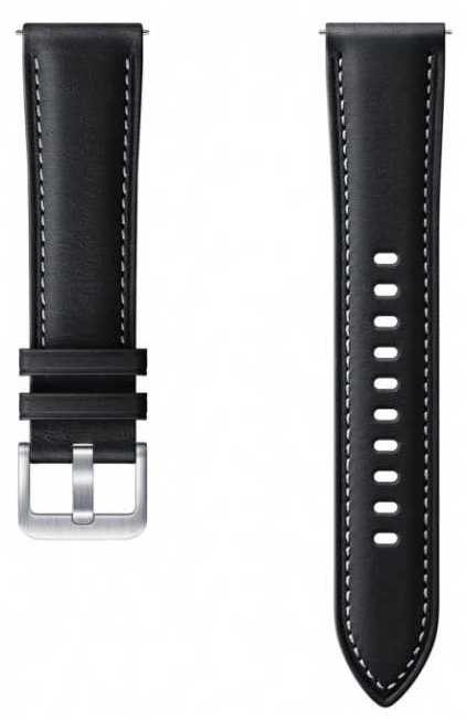 Ремешок Samsung Stitch Leather Band для Galaxy Watch 3 черный (ET-SLR85SBEGRU) 41мм