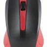 Мышь Oklick 225M черный/красный оптическая (1200dpi) USB (2but)