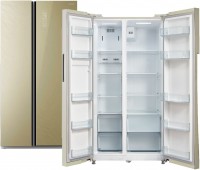Холодильник Бирюса SBS 587 GG бежевый стекло (двухкамерный)