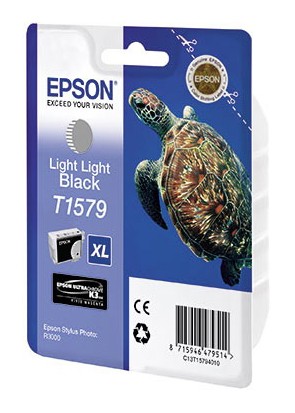 Картридж струйный Epson T1579 C13T15794010 светло-серый (25.9мл) для Epson St Ph R3000