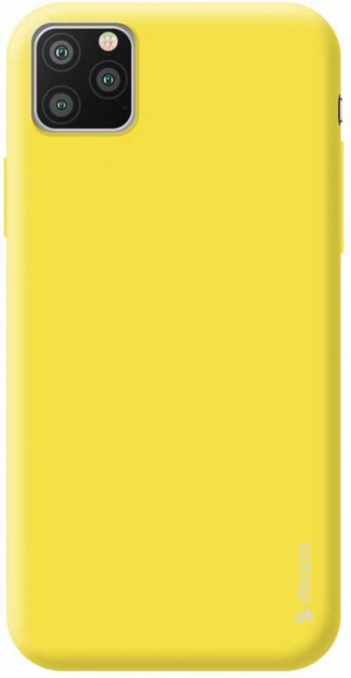 Чехол (клип-кейс) Deppa для Apple iPhone 11 Pro Max Gel Color Case желтый (87251)