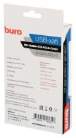 Разветвитель USB 2.0 Buro BU-HUB4-0.5-U2.0-Сross 4порт. белый