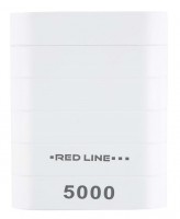 Мобильный аккумулятор Redline S5000 5000mAh 1A белый