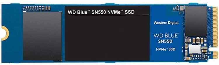 Накопитель SSD WD Original PCI-E x4 500Gb WDS500G2B0C Blue SN550 M.2 2280