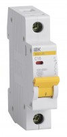 Выключатель автоматический IEK MVA20-1-016-C 16A тип C 4.5kA 1П 230/400В белый