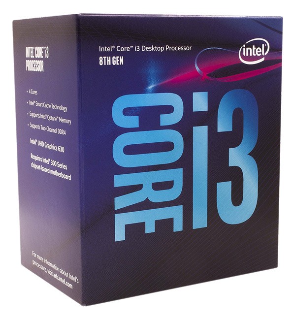 Процессор Intel Core i3 8100 Soc-1151v2 (3.6GHz/Intel UHD Graphics 630) Box