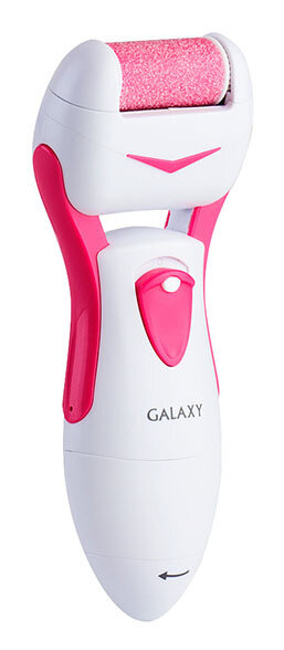 Пилка роликовая Galaxy GL 4921 белый/розовый (ГЛ4921)