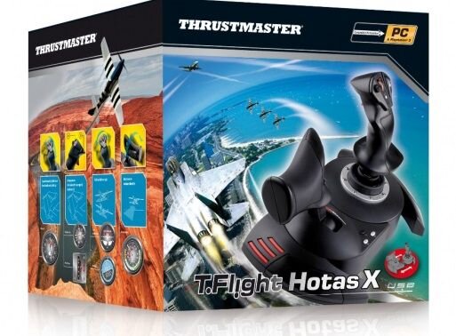 Джойстик ThrustMaster T-Flight Hotas X черный USB