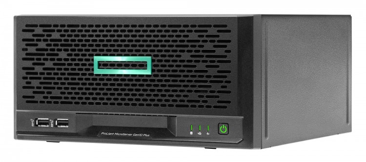 Сервер HPE ProLiant MicroServer Gen10 Plus 1xE-2224 x4 1x1Tb 7.2K 3.5" SATA S100i 4P 1x180W (P18584-421)