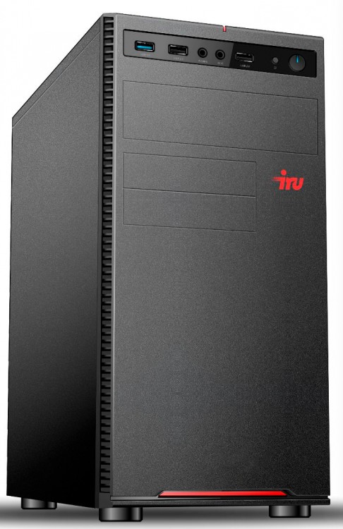 ПК IRU Corp 320A3SE MT Ryzen 3 3200GE (3.3) 4Gb SSD240Gb Vega 8 Free DOS GbitEth 400W черный