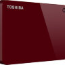 Жесткий диск Toshiba USB 3.0 2Tb HDTC920ER3AA Canvio Advance 2.5" красный